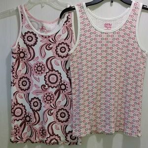 SOLD Kids / girls 2 Old Navy floral tank tops